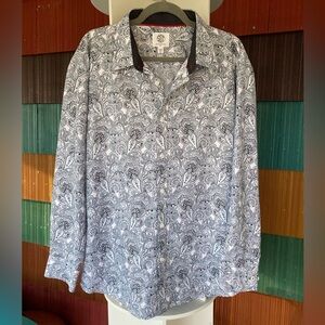 Society of Threads NYC Button Up Shirt Pattern Block 2XL EUC B12